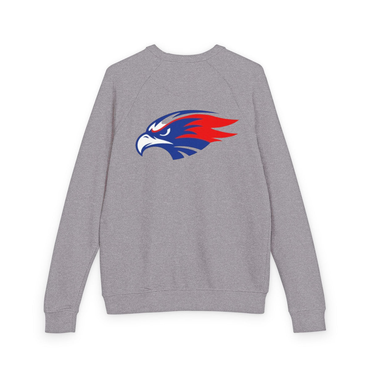 Argyle Redhawk Crewneck Sweatshirt – Vintage Collegiate Raglan French Terry