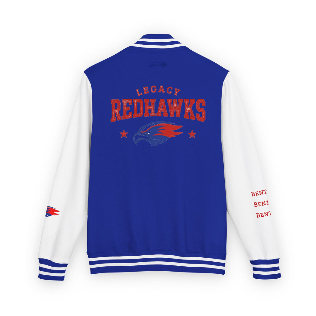 Letterman Jacket - Legacy Redhawks Varsity Baseball-style Bomber