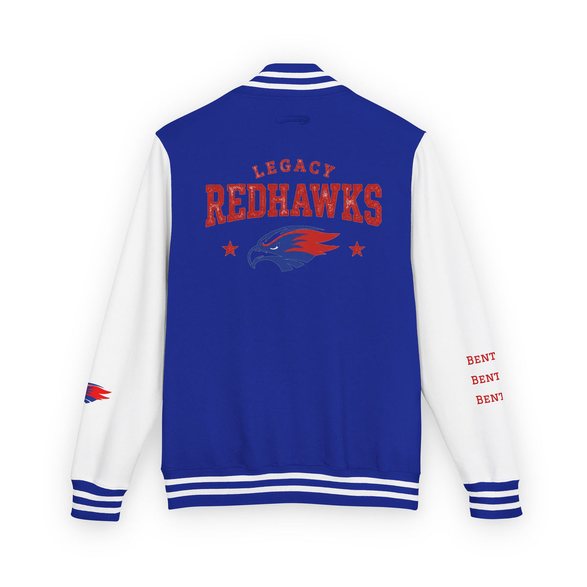 Letterman Jacket - Legacy Redhawks Varsity Baseball-style Bomber