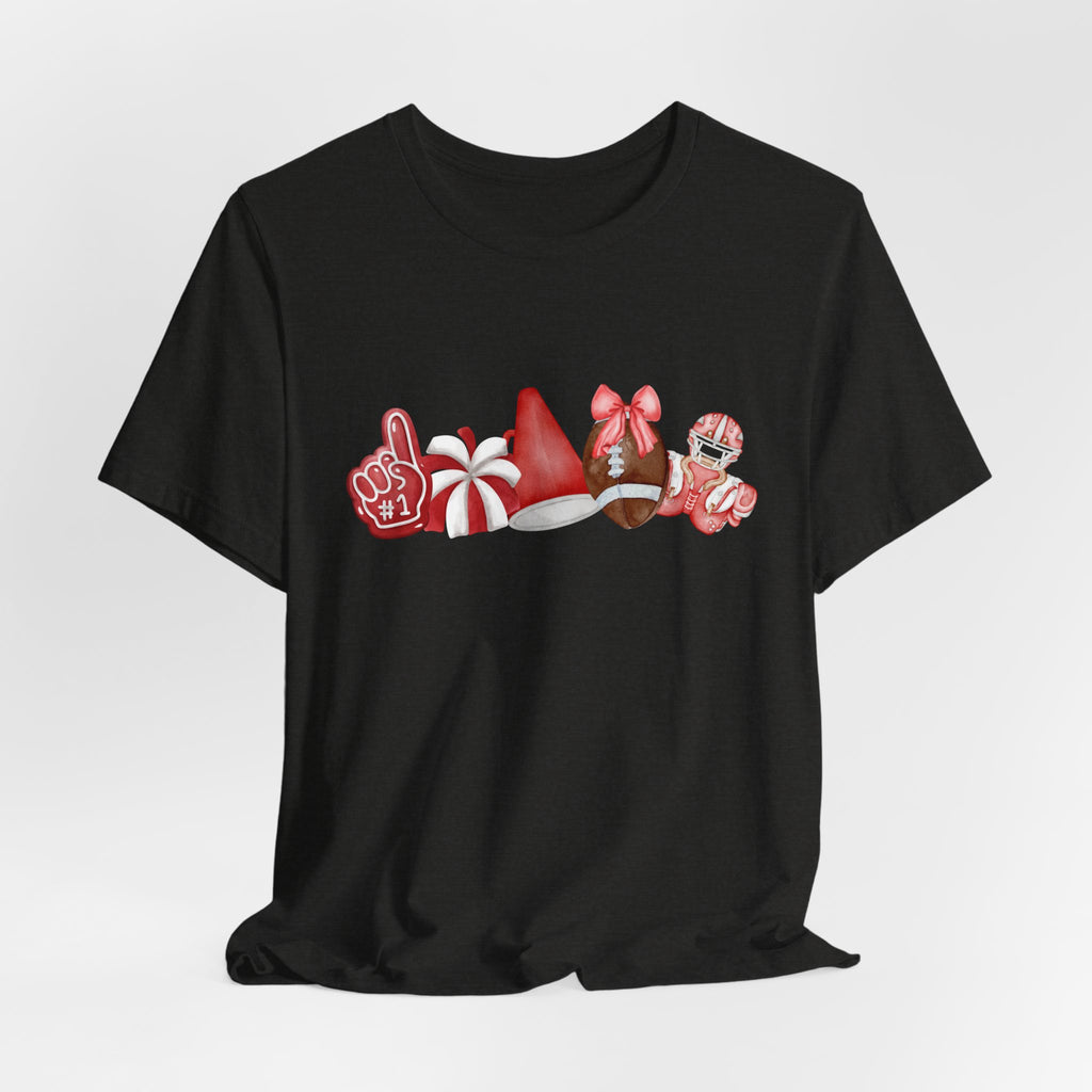 Red Sprit Jersey Short Sleeve Tee