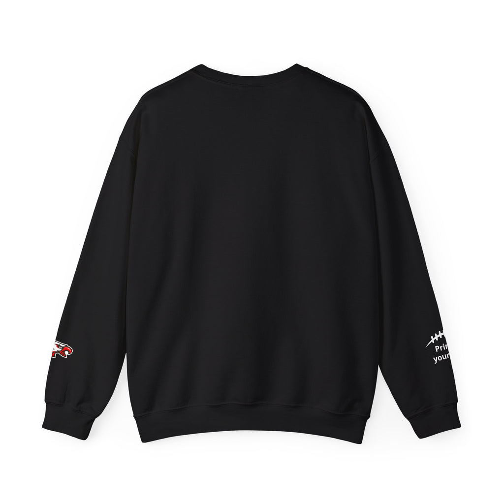 Football Argyle Crewneck Sweatshirt - Vintage Team Graphic Pullover - Embroidered