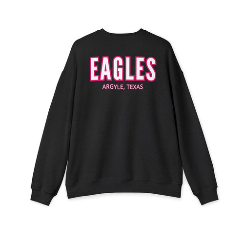 Argyle Eagles Pink Out Adult Unisex Drop Shoulder Sweatshirt