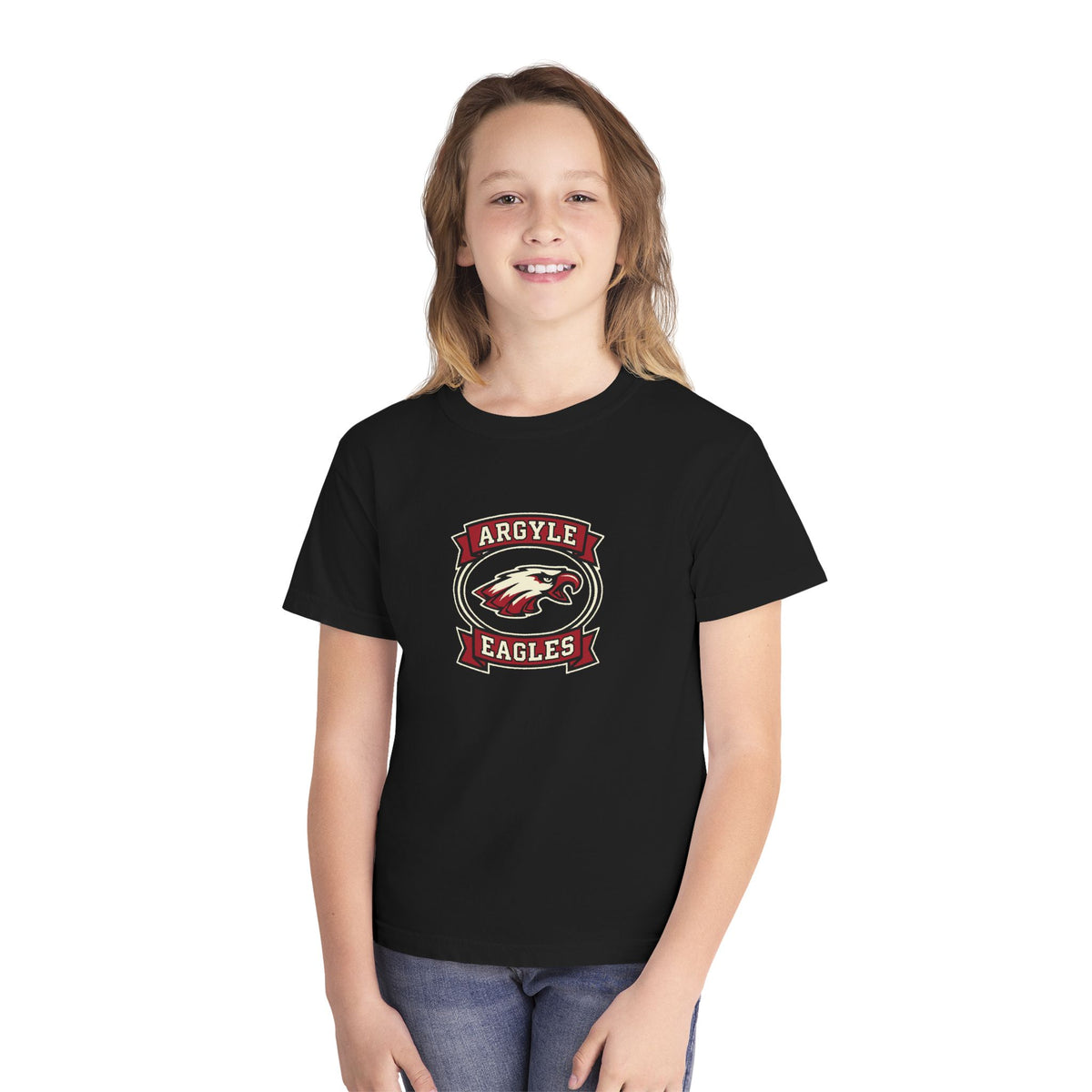 Argyle Eagles Youth Tee — School Mascot Kids' T-Shirt