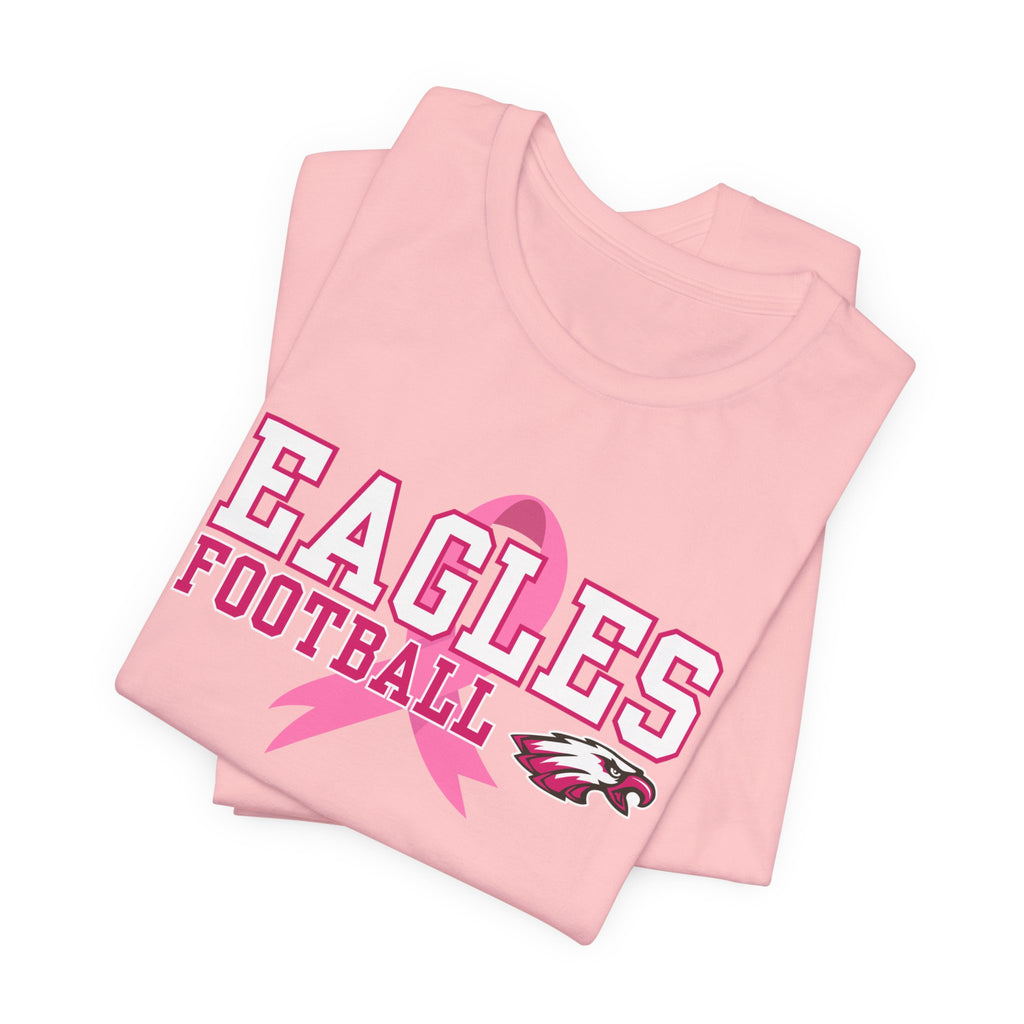 Eagles Football - Pink Ribbon Unisex Jersey Short Sleeve Tee