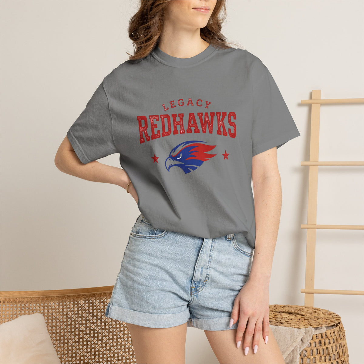 Redhawks Legacy T-Shirt — Vintage Collegiate Eagle Tee