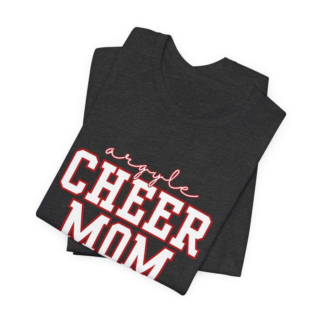 Custom Cheer Mom T-Shirt | Personalized Cheerleader Name Tee