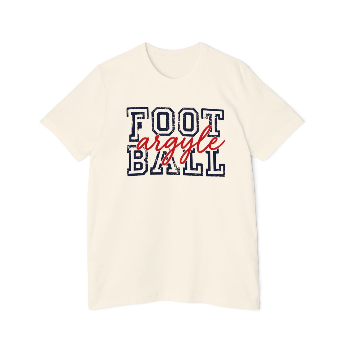 Football Argyle T-Shirt — Vintage Varsity Sports Tee