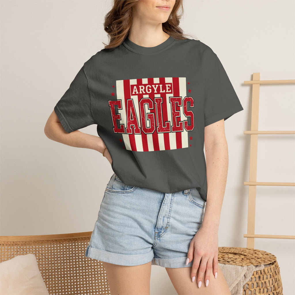 Argyle Eagles Retro Stripes T-Shirt
