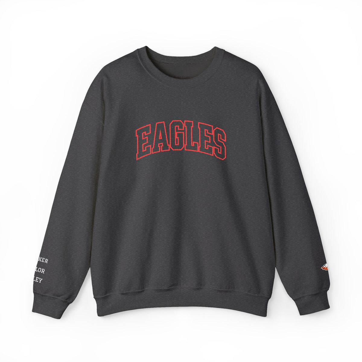 Eagles Crewneck Sweatshirt – Vintage Collegiate White Pullover