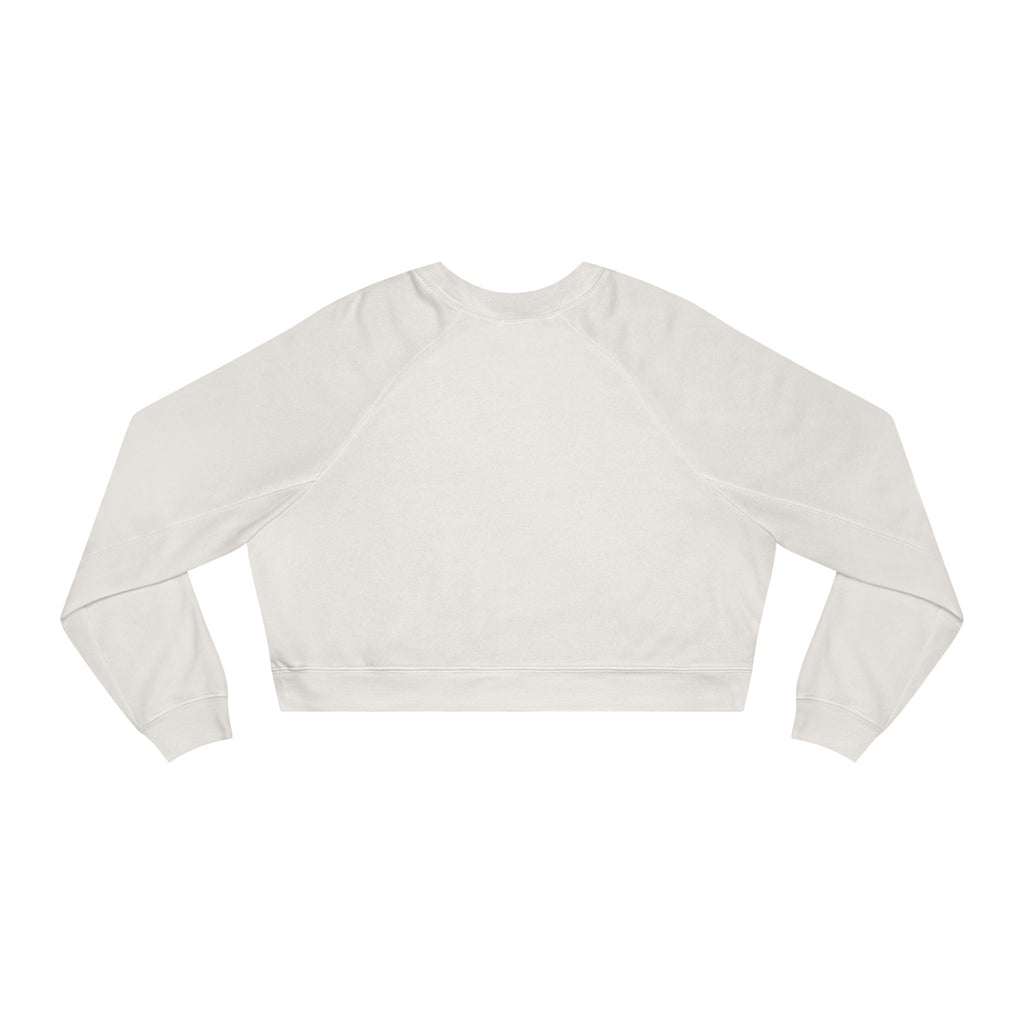 Argyle Cropped Pullover — Women's Fleece Crewneck