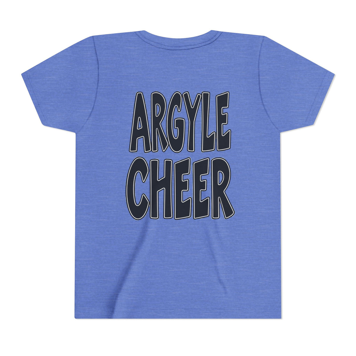 Youth Tee — "Argyle Cheer" Graphic Short Sleeve Customized Shirt
