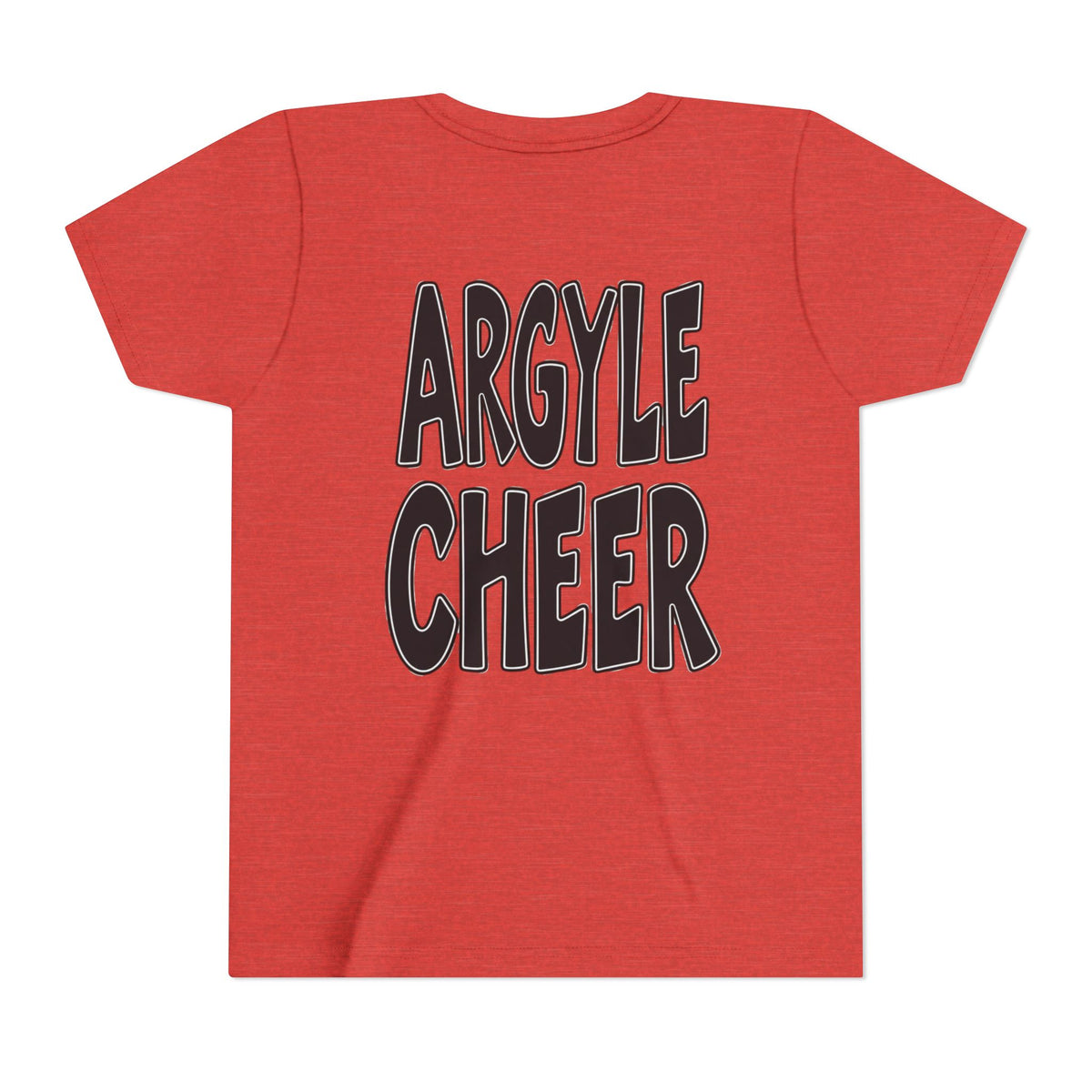 Youth Tee — "Argyle Cheer" Graphic Short Sleeve Customized Shirt