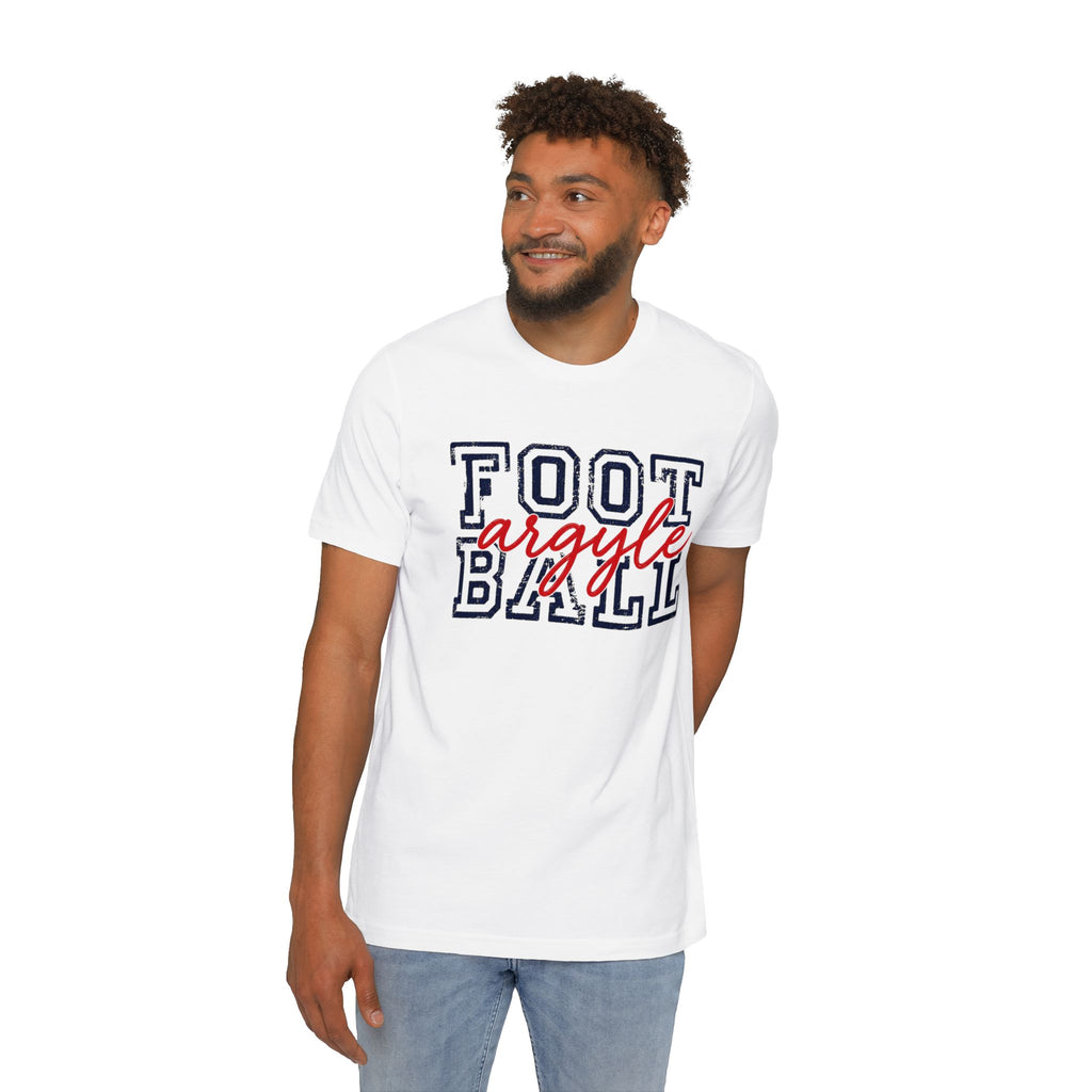 Football Argyle T-Shirt — Vintage Varsity Sports Tee