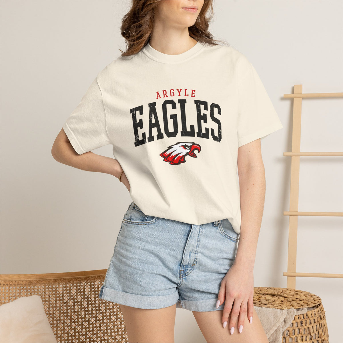 Argyle Eagles Logo T-Shirt