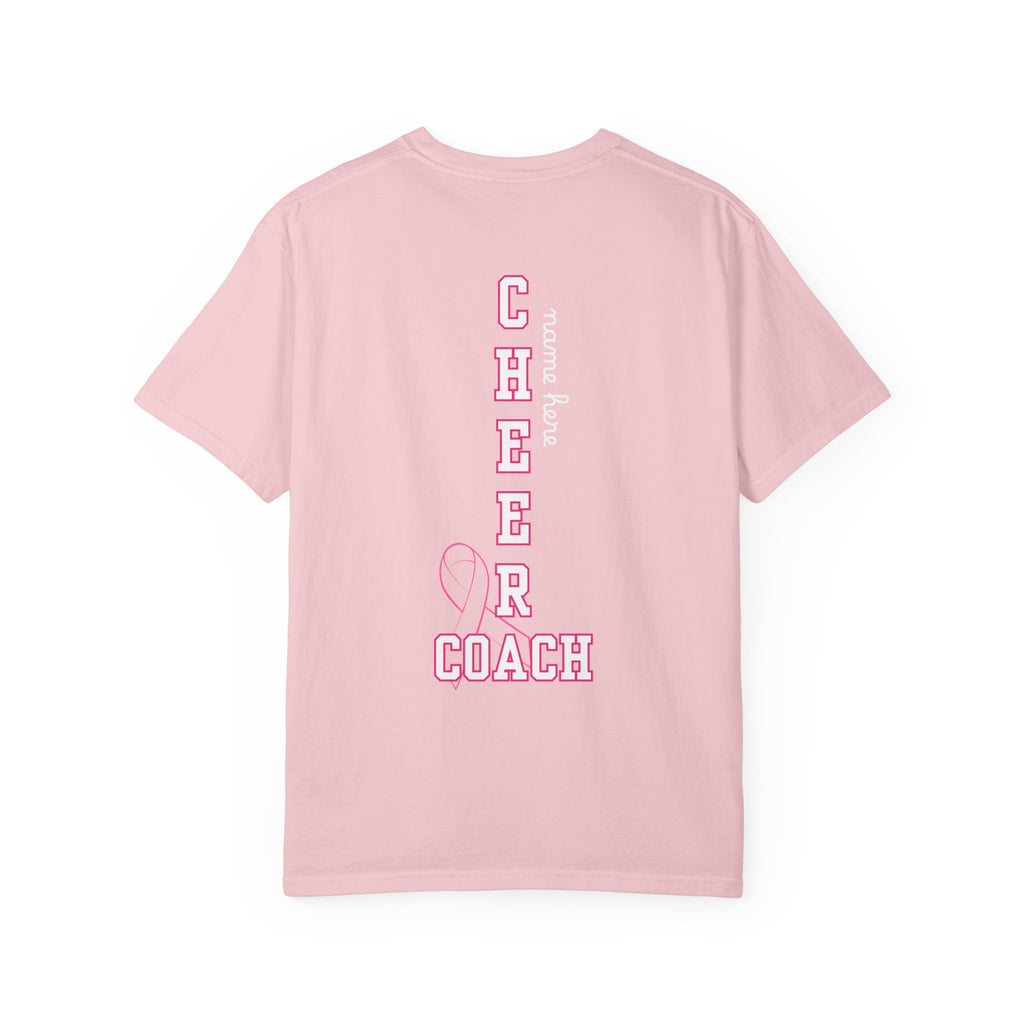 COACH Breast Cancer Awareness "Go Fight Win" Custom Name Cheer T-Shirt