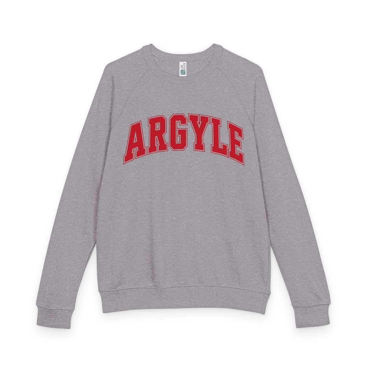Argyle Eagles Crewneck Sweatshirt — School Spirit French Terry Raglan