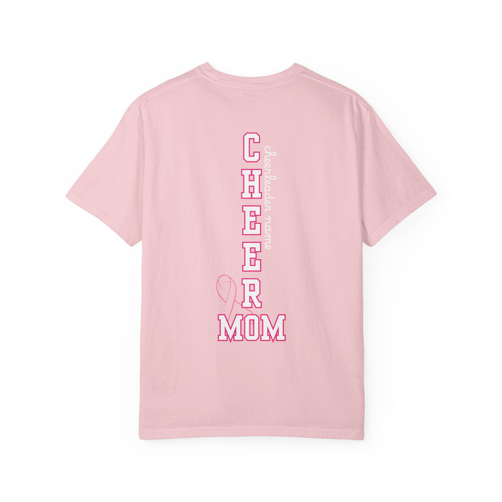 Breast Cancer Awareness "Go Fight Win" Custom Cheer Mom T-Shirt