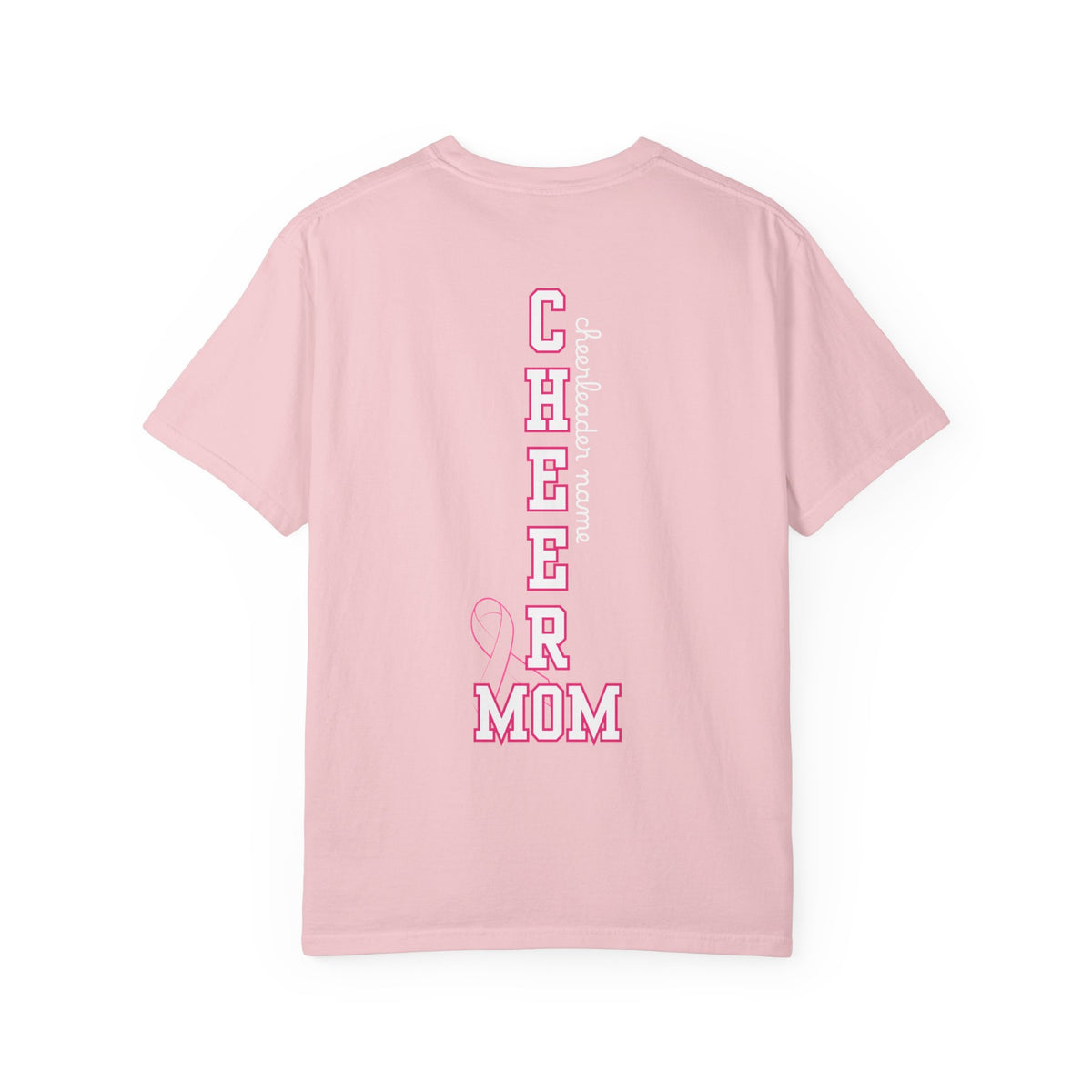 Breast Cancer Awareness "Go Fight Win" Custom Cheer Mom T-Shirt