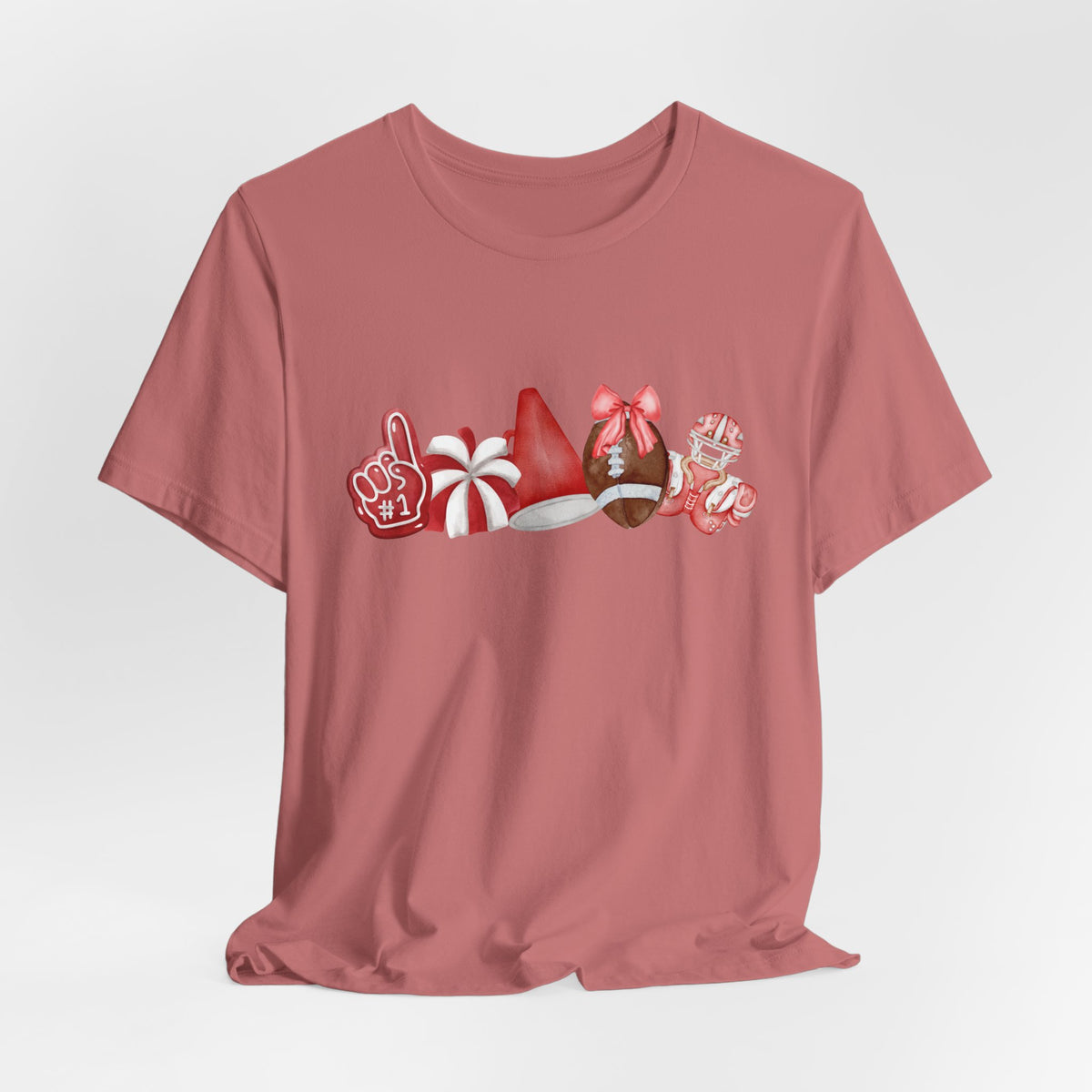 Red Sprit Jersey Short Sleeve Tee