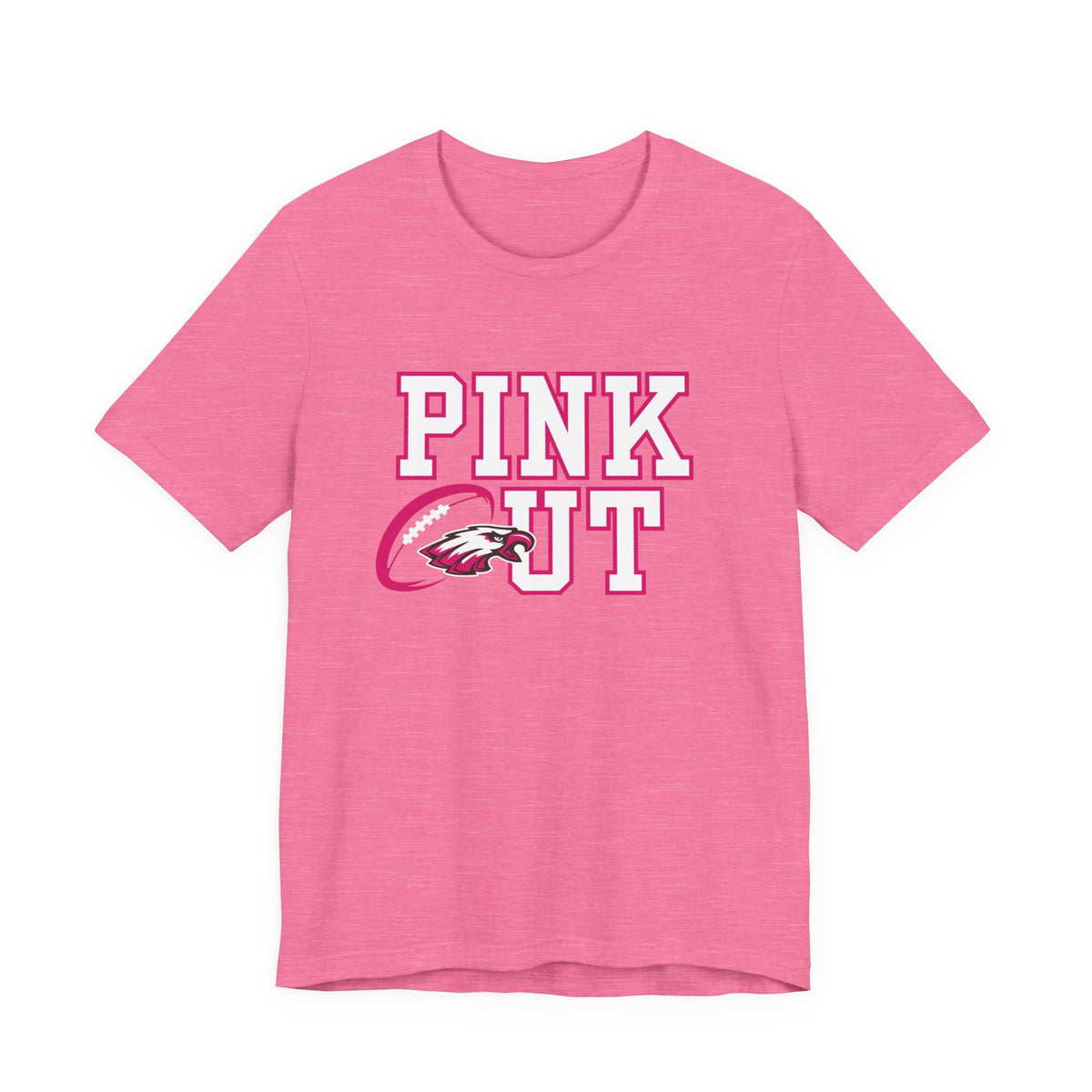 Pink Out Eagle Ball Unisex Jersey Short Sleeve Tee