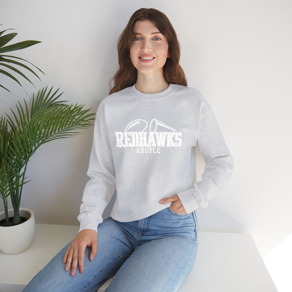 REDHAWKS Embroidered Crewneck Sweatshirt - custom sleeve