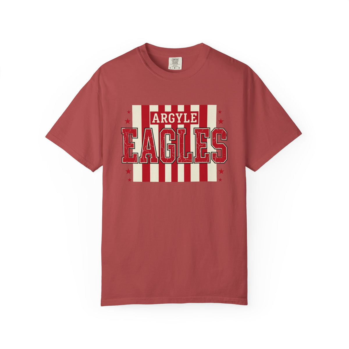 Argyle Eagles Retro Stripes T-Shirt