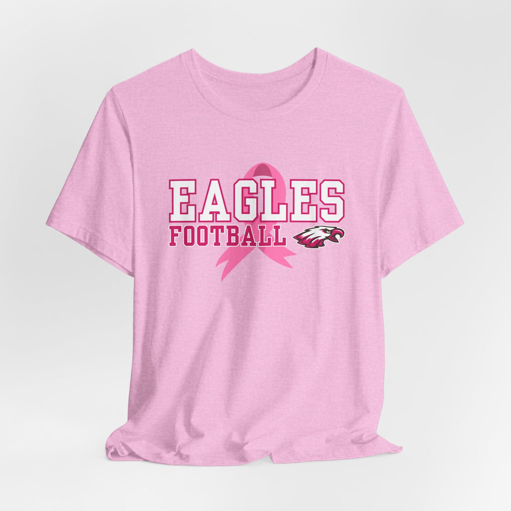 Eagles Football - Pink Ribbon Unisex Jersey Short Sleeve Tee