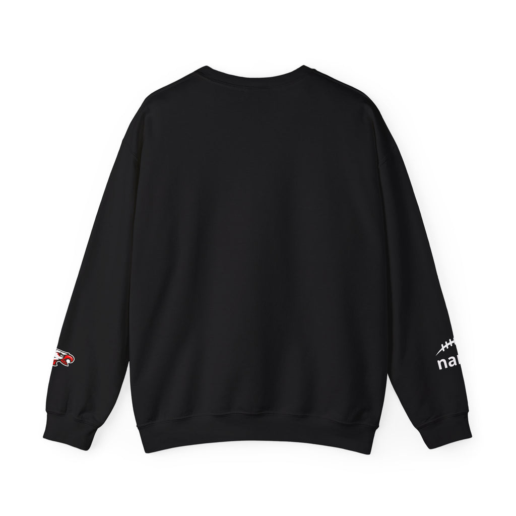 Football Argyle Crewneck Sweatshirt - Vintage Team Graphic Pullover - Embroidered
