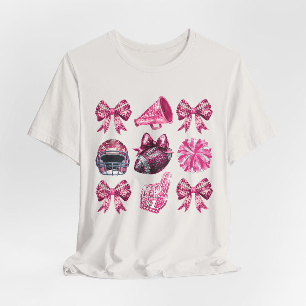 Sparkle Pink Out Jersey Short Sleeve Tee
