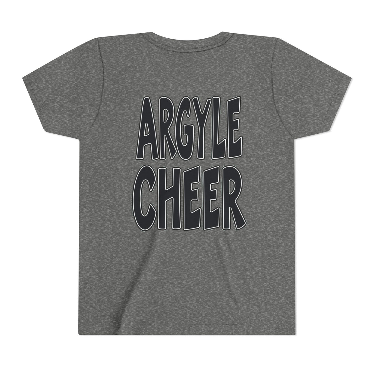 Youth Tee — "Argyle Cheer" Graphic Short Sleeve Customized Shirt
