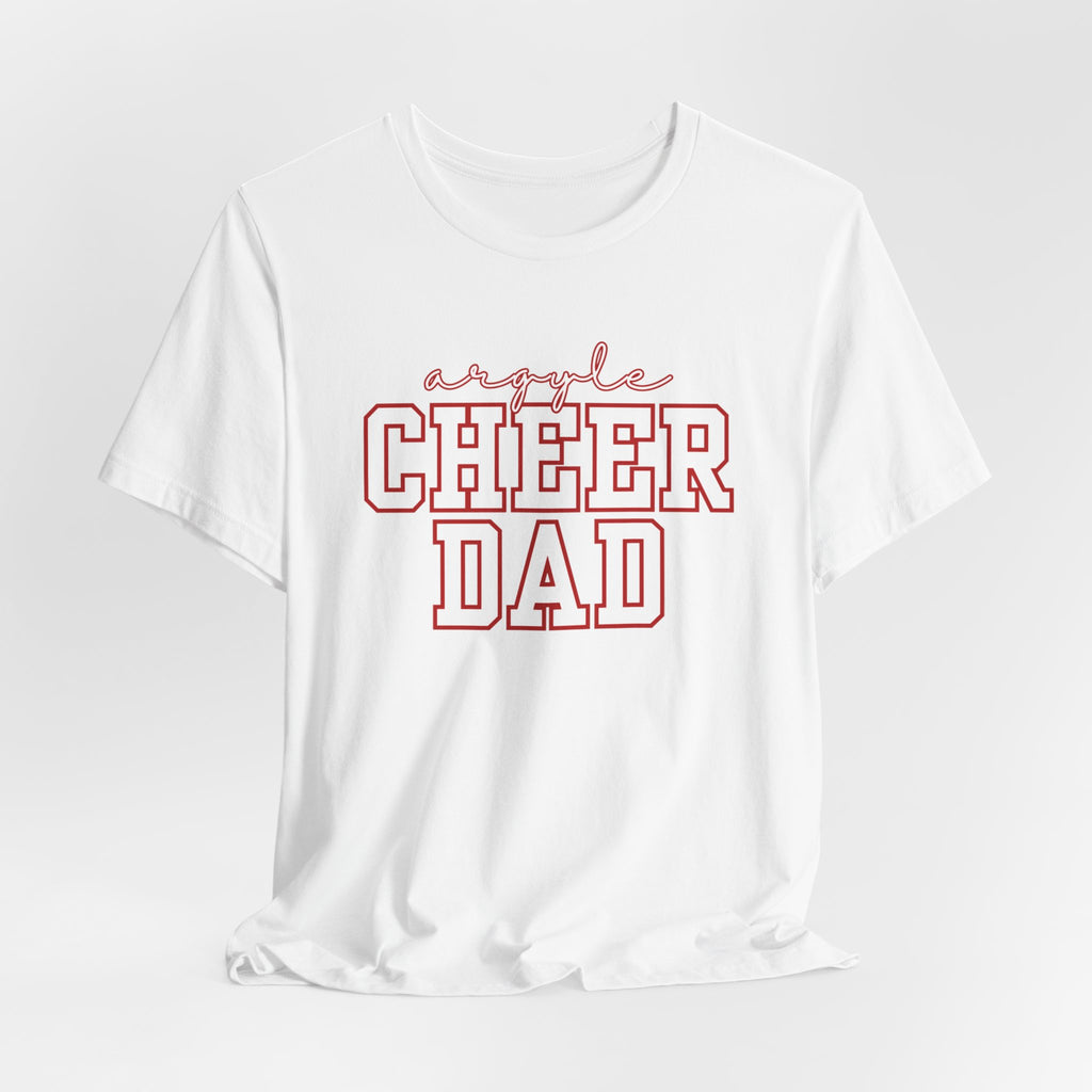 Custom Cheer Dad T-Shirt | Personalized Cheerleader Name Tee