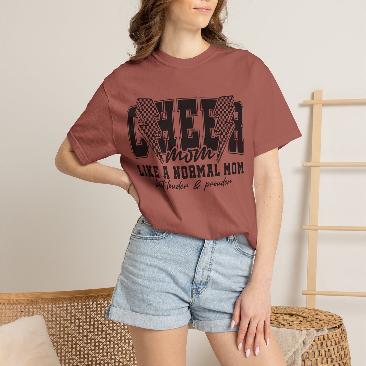 Cheer Mom Like a Normal Mom T-shirt | Cheerleader Mom Tee