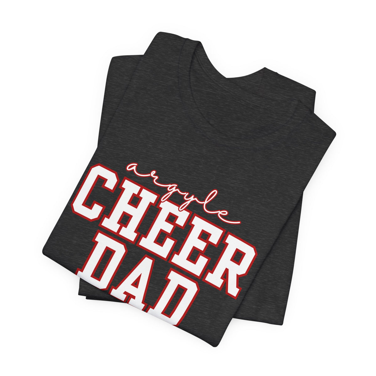 Custom Cheer Dad T-Shirt | Personalized Cheerleader Name Tee