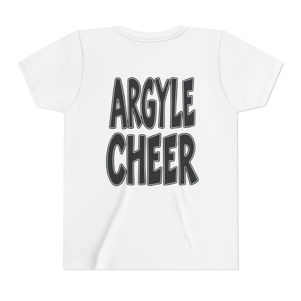 Youth Tee — "Argyle Cheer" Graphic Short Sleeve Customized Shirt