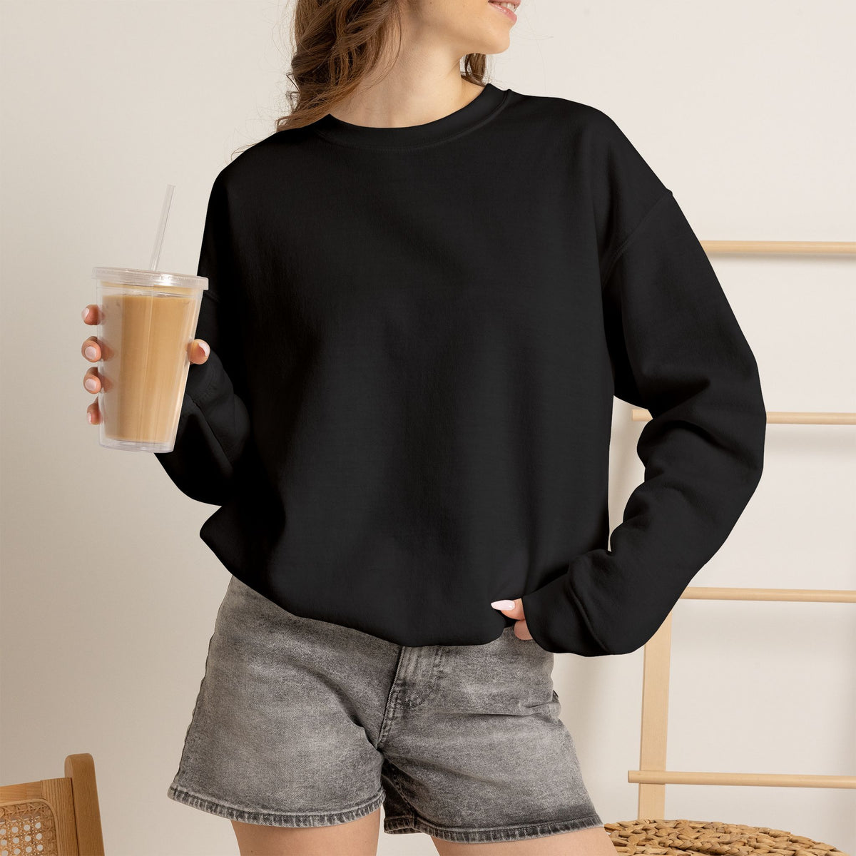 Cheer Megaphone Crewneck Sweatshirt — Argyle Spirit Cheerleading Pullover