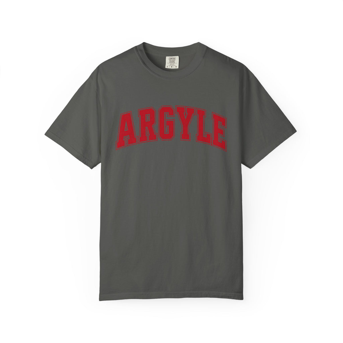 Argyle Collegiate T‑Shirt – Retro Athletic Graphic Tee