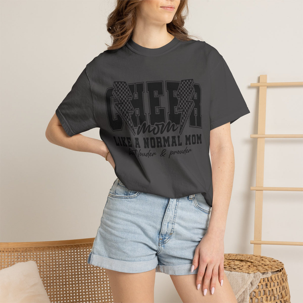 Cheer Mom Like a Normal Mom T-shirt | Cheerleader Mom Tee