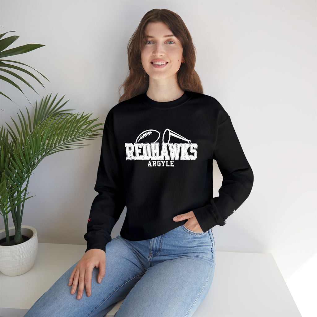 REDHAWKS Embroidered Crewneck Sweatshirt - custom sleeve