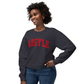 Argyle Crewneck Sweatshirt – Classic Collegiate Arc Logo