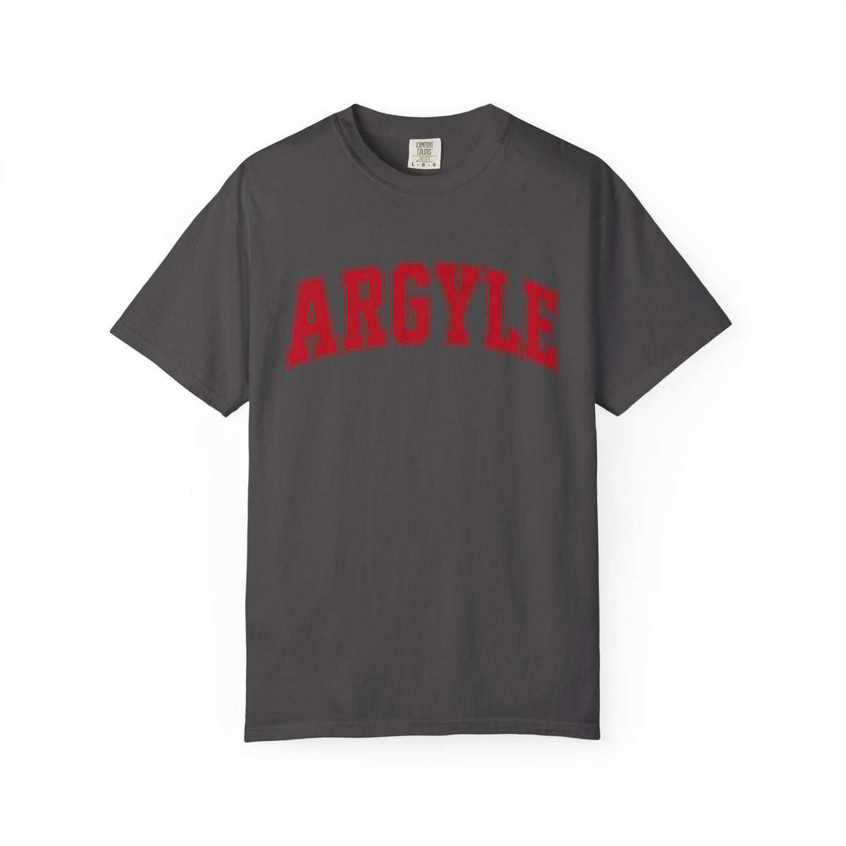 Argyle Collegiate T‑Shirt – Retro Athletic Graphic Tee