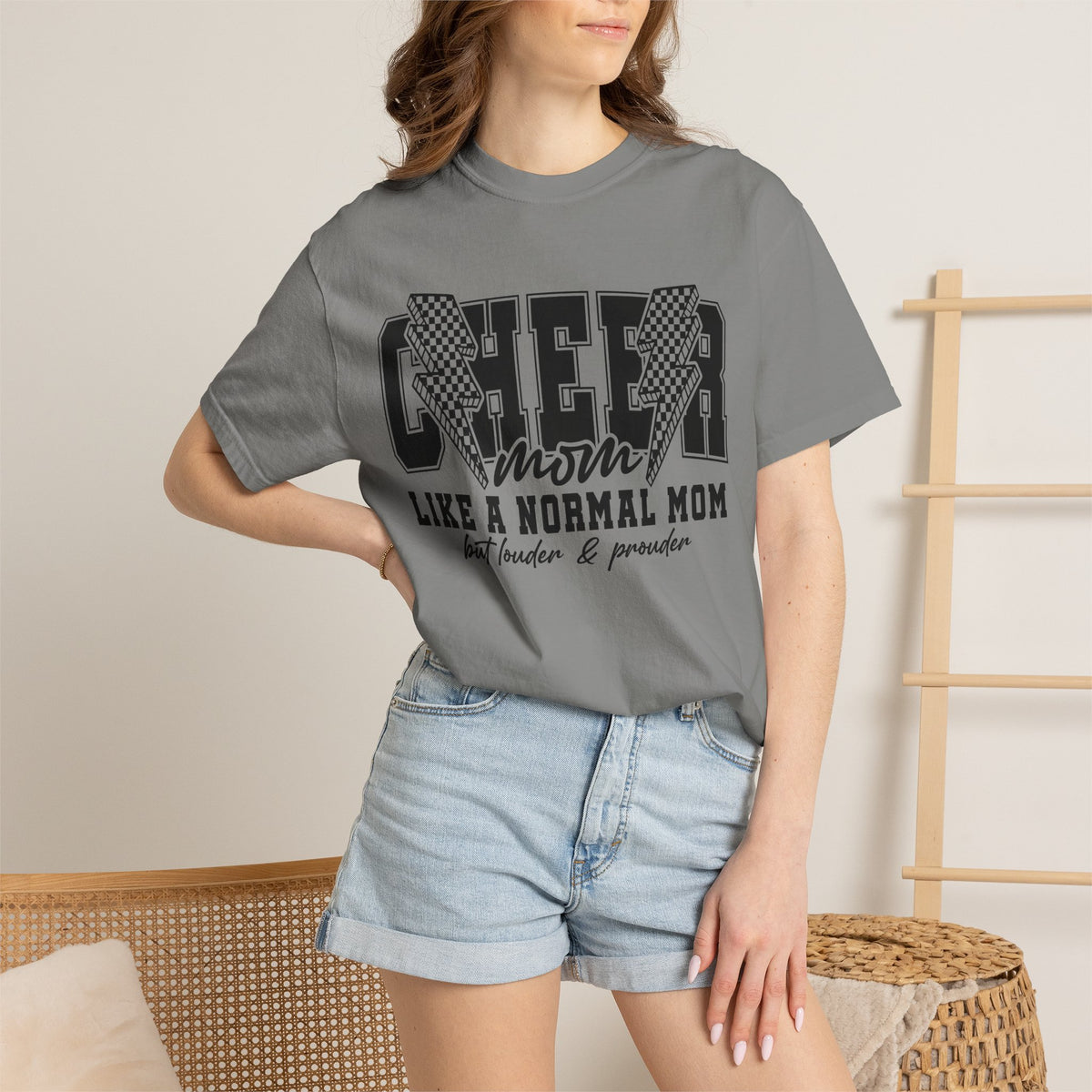 Cheer Mom Like a Normal Mom T-shirt | Cheerleader Mom Tee