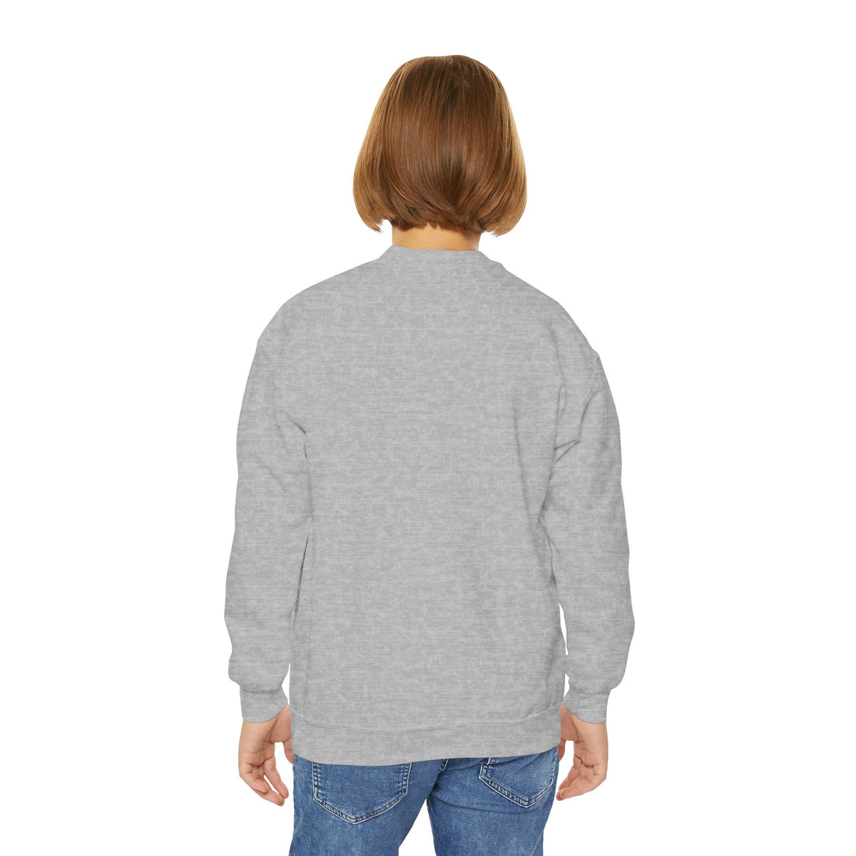 Game Day Bow Youth Crewneck Sweatshirt