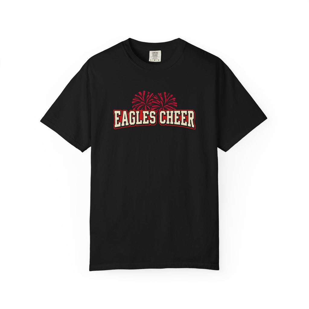 Eagles Cheer T-Shirt — Pom-Pom Graphic Spirit Tee