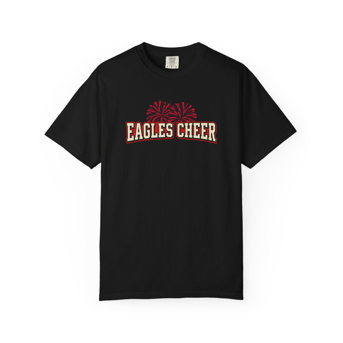 Eagles Cheer T-Shirt — Pom-Pom Graphic Spirit Tee