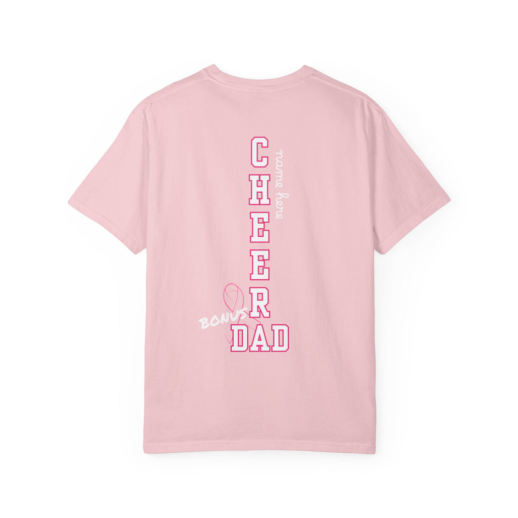 BONUS DAD | Custom Cheer Bonus Dad T-Shirt | Go Fight Win Pink Out Breast Cancer Awareness