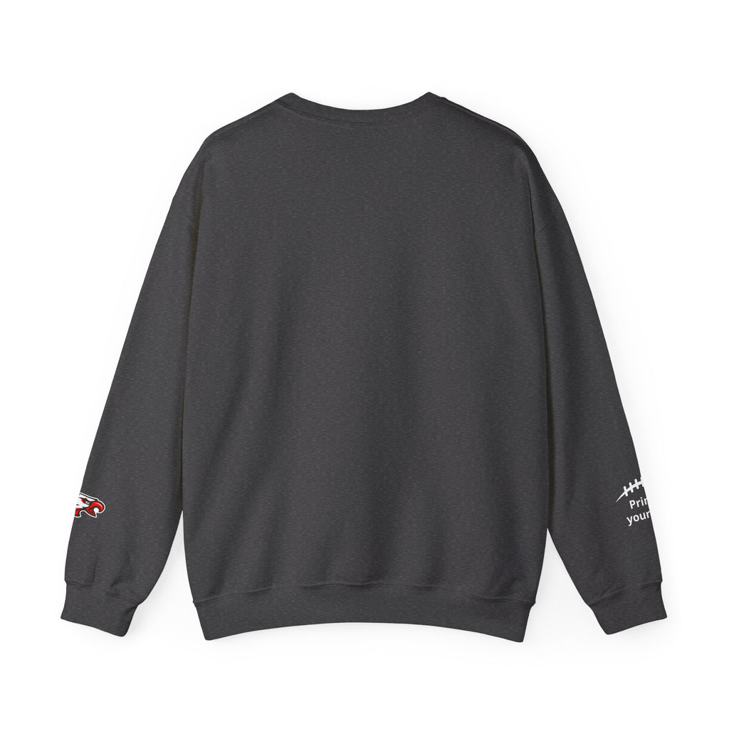 Football Argyle Crewneck Sweatshirt - Vintage Team Graphic Pullover - Embroidered