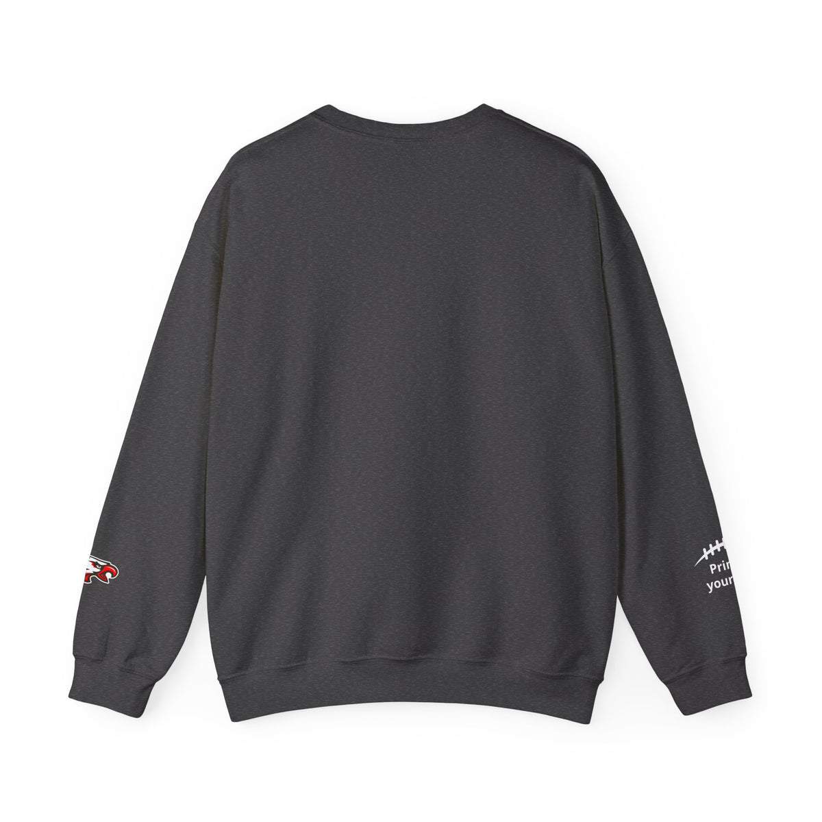 Football Argyle Crewneck Sweatshirt - Vintage Team Graphic Pullover - Embroidered