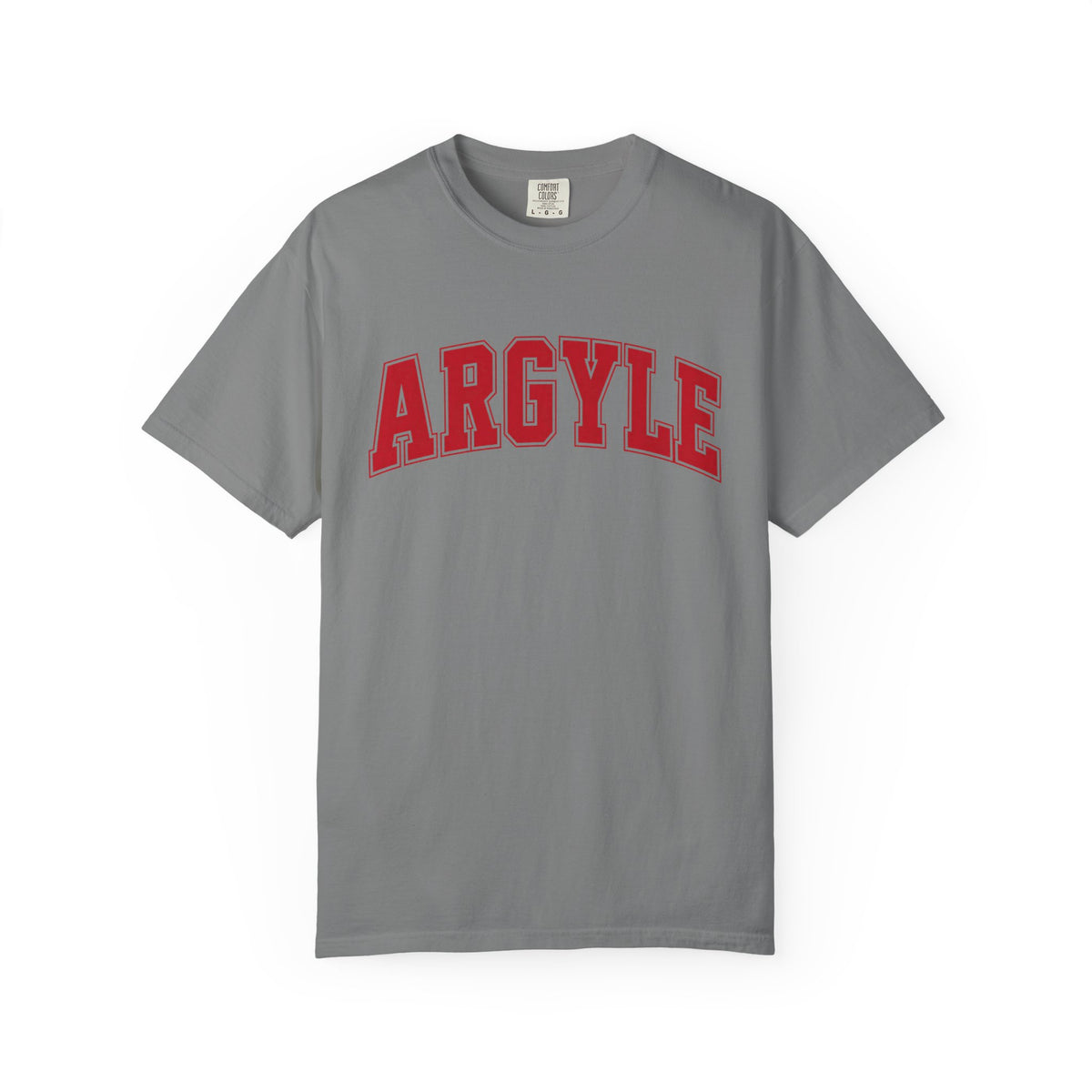 Argyle Collegiate T‑Shirt – Retro Athletic Graphic Tee
