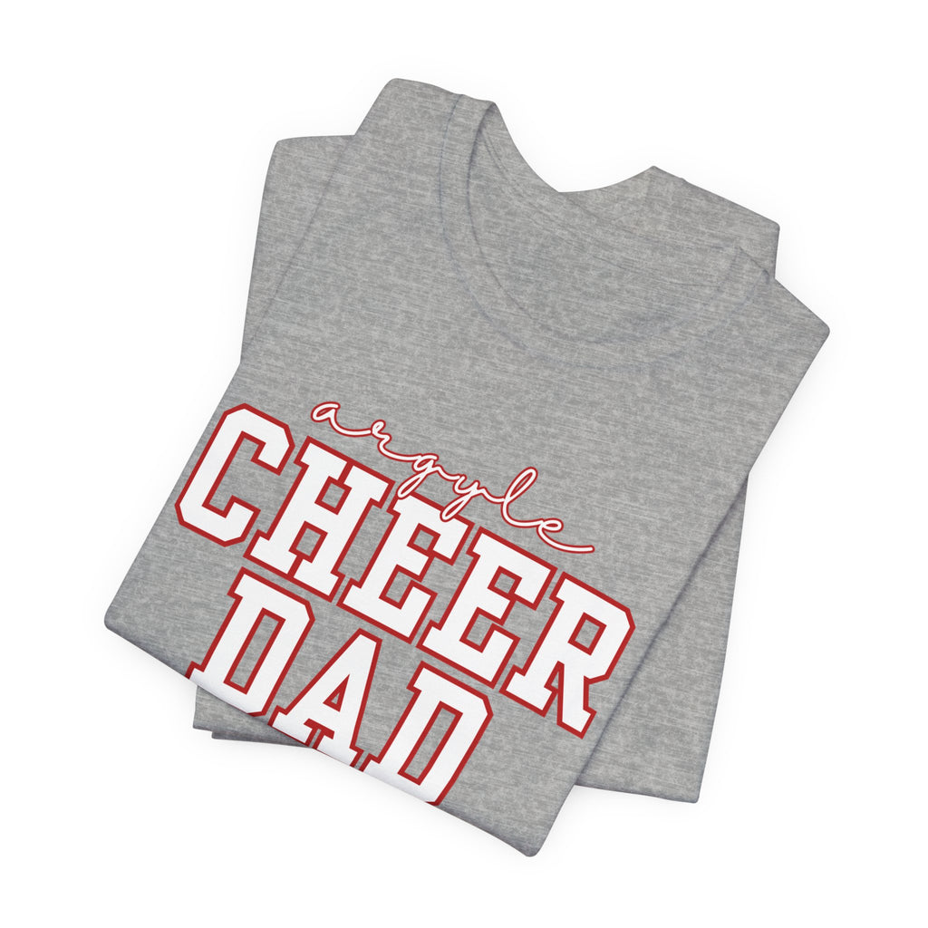 Custom Cheer Dad T-Shirt | Personalized Cheerleader Name Tee