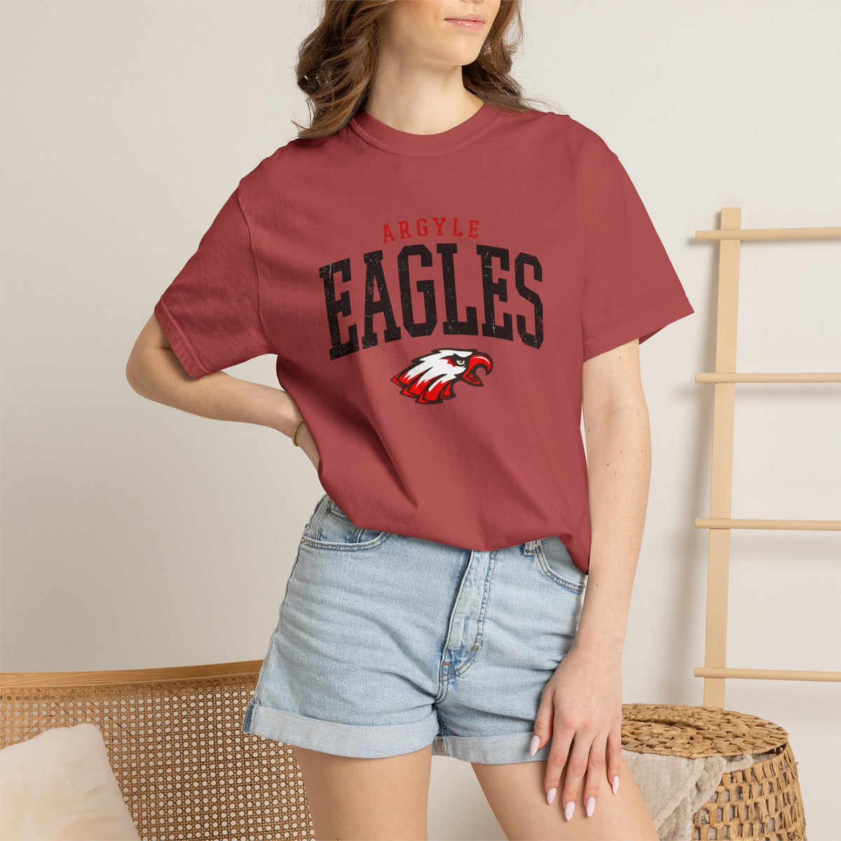 Argyle Eagles Logo T-Shirt